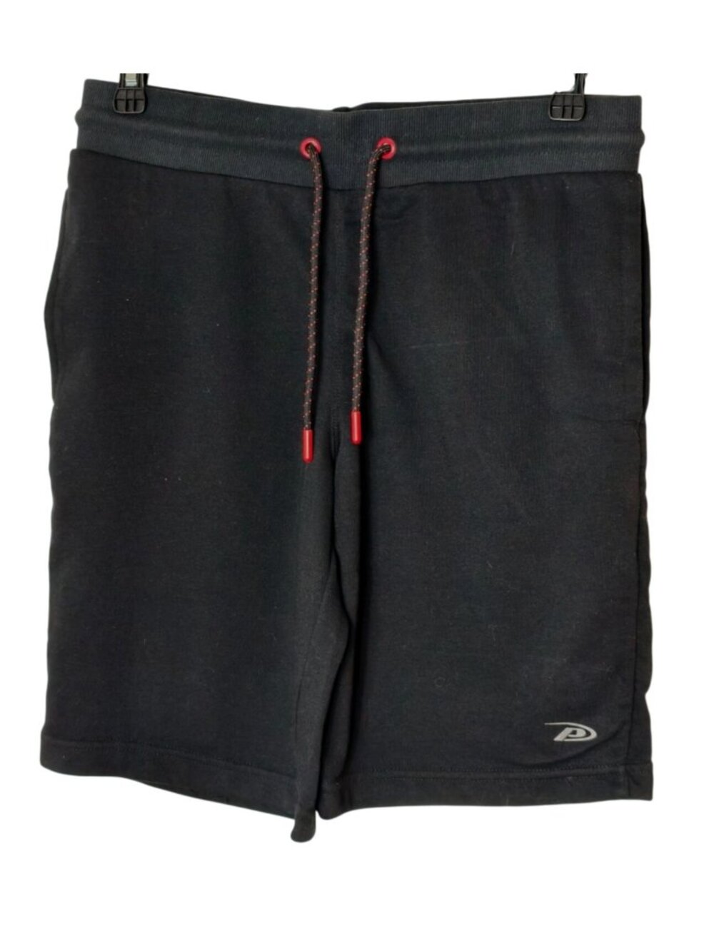 Pro Player Mens Athletic Shorts L Black SweatshortsCotton Blend Drawstring Waist